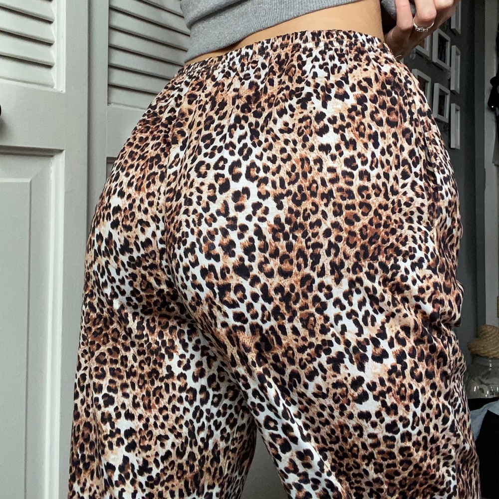 Two piece cheetah pajama set!